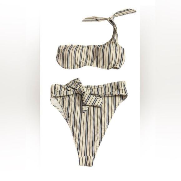 Abercrombie & Fitch Other - Abercrombie Bikini one shoulder tie & waist tie